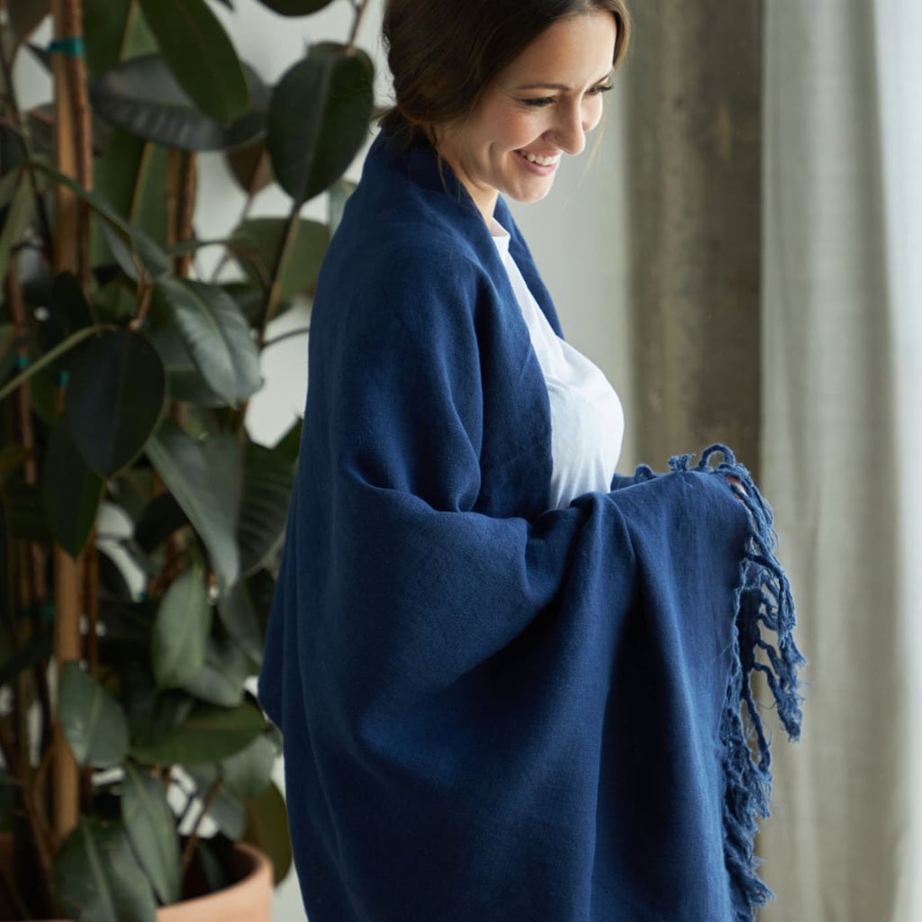 Brentwood Home Linen Throw Blanket