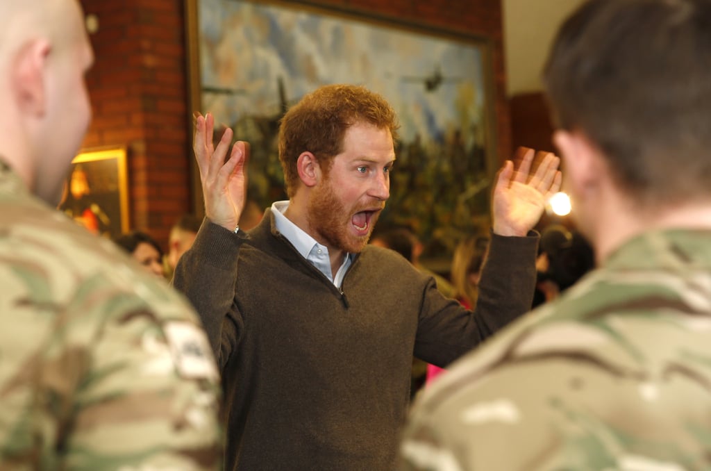 Prince Harry Visits Lancashire England February 2016