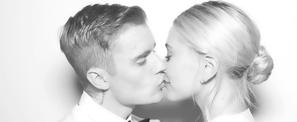 Justin Bieber Kisses Hailey Baldwin in Cute Wedding Day Photo