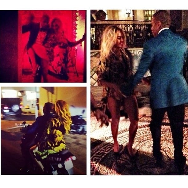 Beyoncé and Jay Z brought the heat to Miami at Diddy's Ciroc New Year's Eve party. 
Source: Instagram user Beyonce
