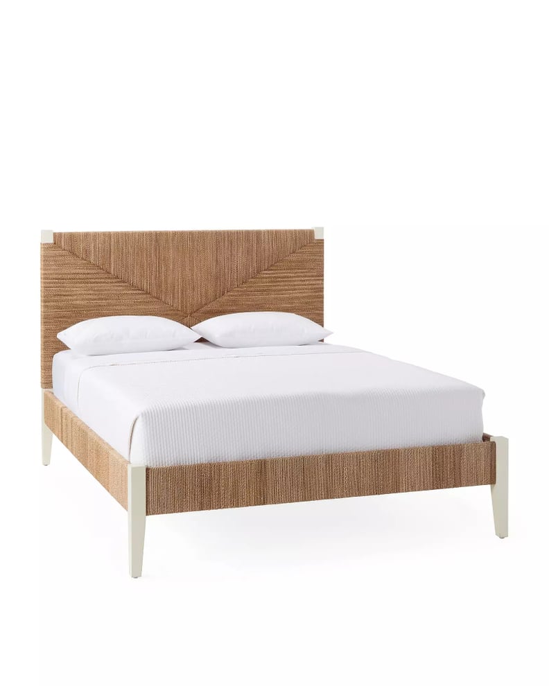 A Textured Bed Frame From Serena & Lily