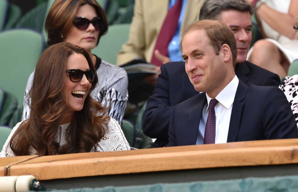 Kate Middleton and Prince William at Wimbledon 2014