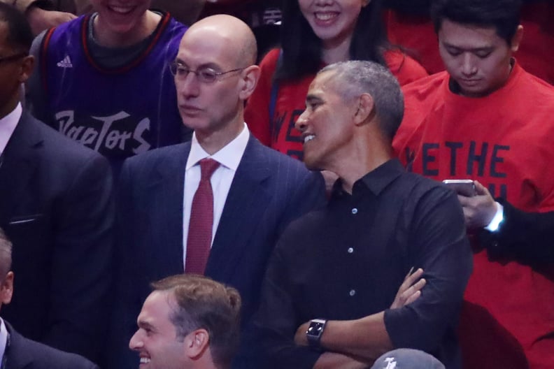 Barack Obama and Drake at the 2019 NBA Finals | POPSUGAR Celebrity