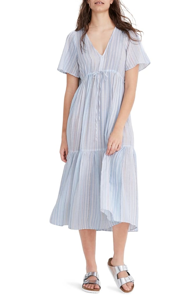 Madewell Tiered Cover-Up Midi Dress