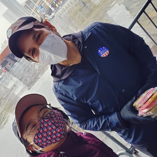 Paul Rudd Handed Out Cookies to Voters in NYC