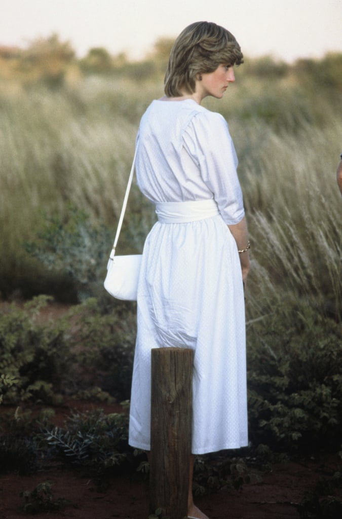 Princess Diana's White Shoulder Bag