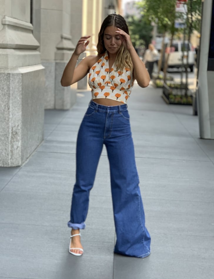 I Tried Out the Ksenia Schnaider Jeans in NYC | Asymmetrical Jeans ...