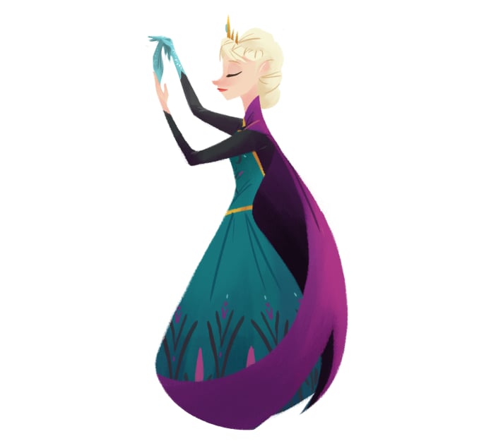 Cute Disney Princess Art | POPSUGAR Love & Sex