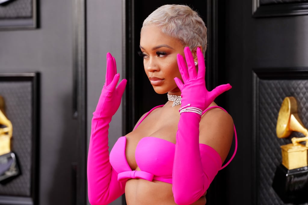 Celebrities Wearing Gloves at the 2022 Grammys