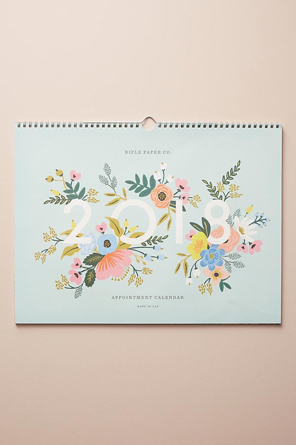 Rifle Paper Co. Botanical 2018 Appointment Calendar