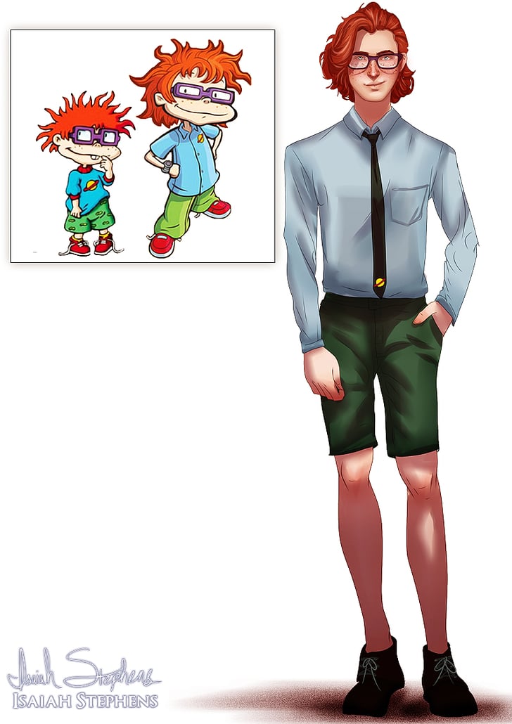 Chuckie From Rugrats 90s Cartoon Characters As Adults Fan Art 0579