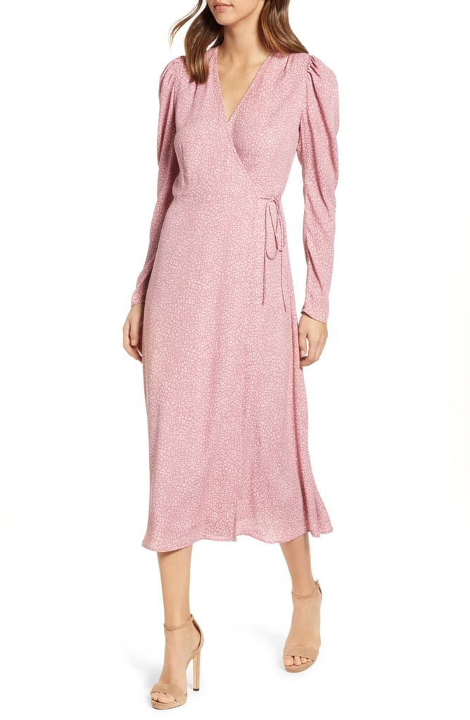 AFRM Caley Wrap Midi Dress
