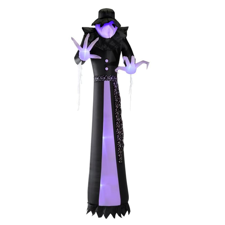 Victorian Reaper Halloween Inflatable With Lightshow Projection The