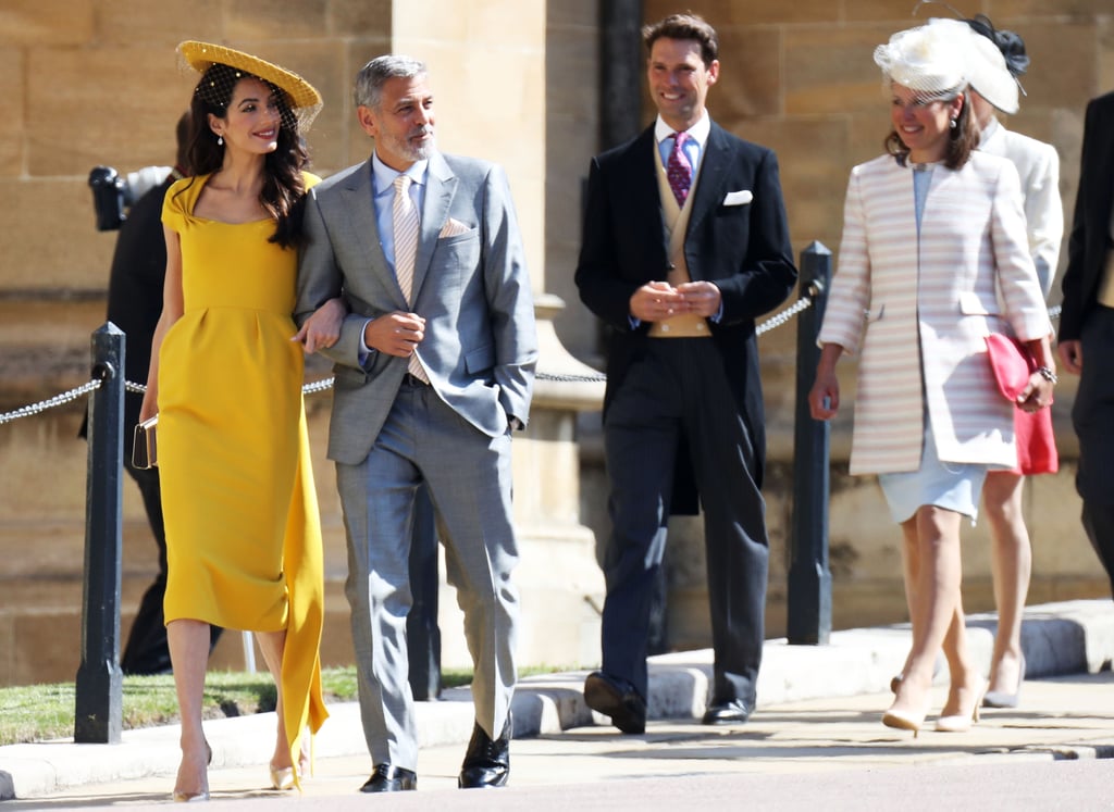 George and Amal Clooney at Royal Wedding 2018 Pictures