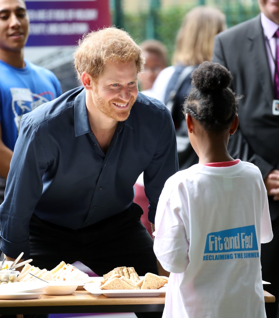 Prince Harry at StreetGames's Fit and Fed in London 2017