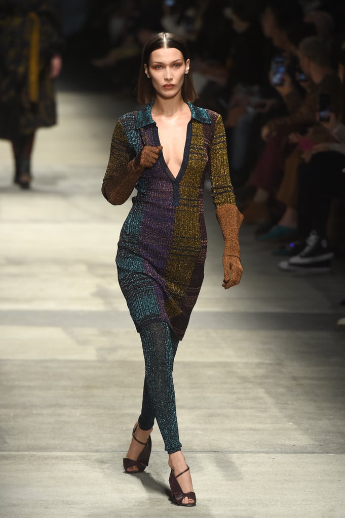 Bella Hadid on the Missoni Fall 2020 Runway at Milan Fashion Week