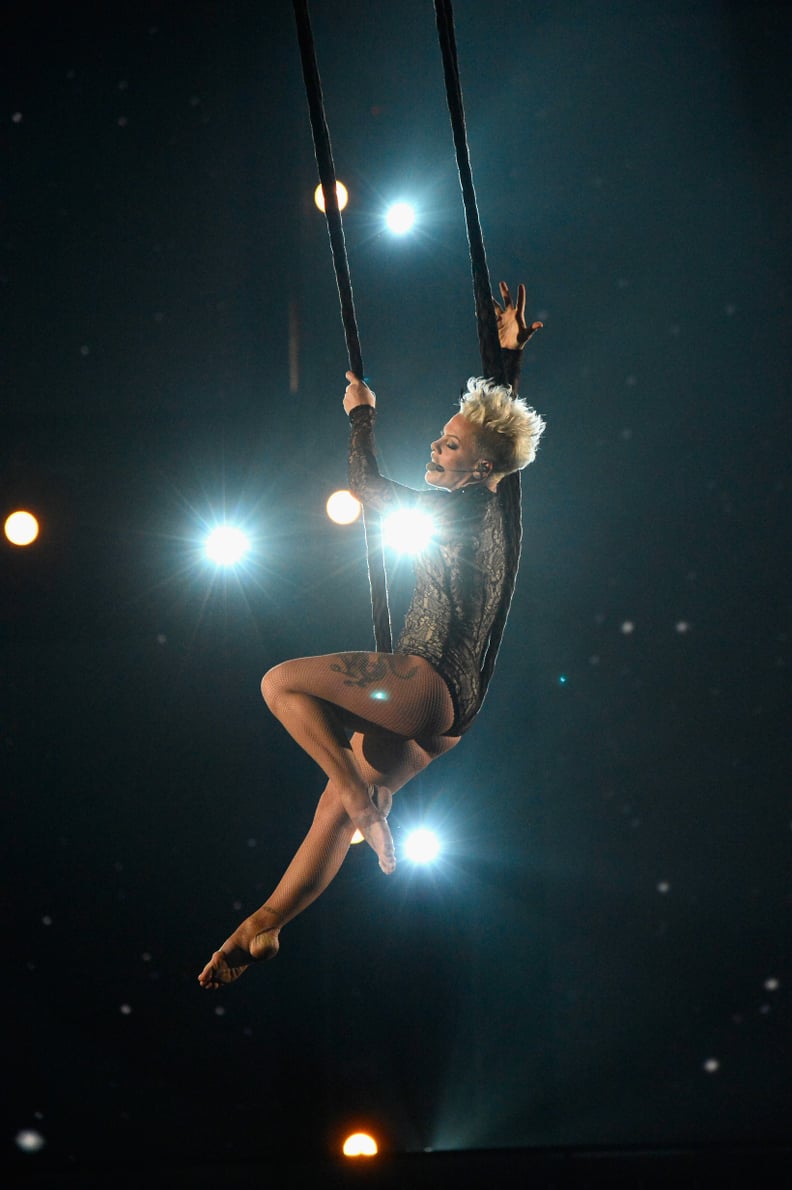 Pink Flying During Performances Pictures | PS Celebrity