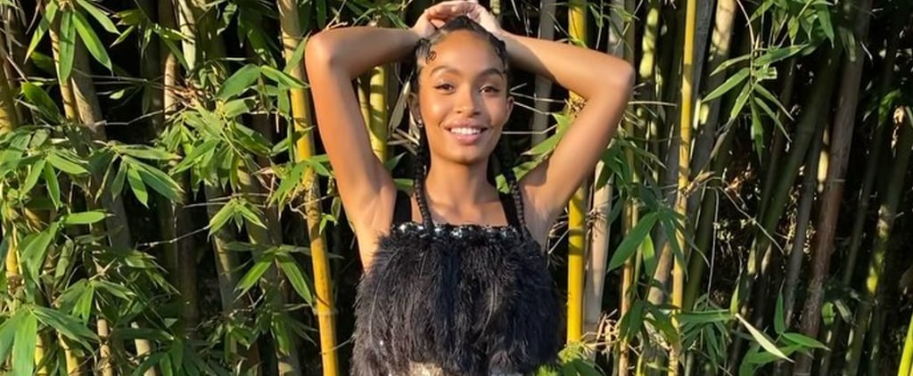 Yara Shahidi's Glam Prada Dress at the 2020 Emmys | Photos