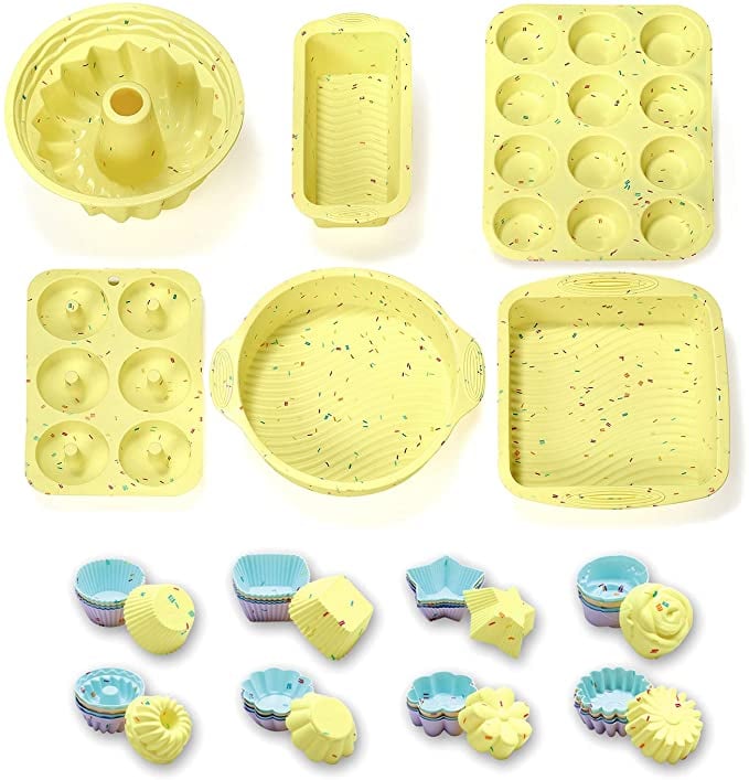 46 Piece Silicone Bakeware Set Gifts For the New Home Cook POPSUGAR