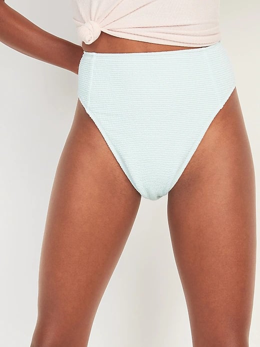 Old Navy High-Waisted Textured Swim Bottoms