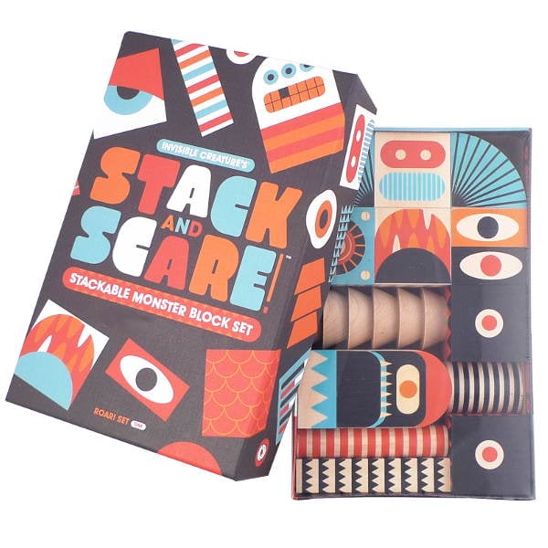 Stack 'N Scare Wooden Blocks