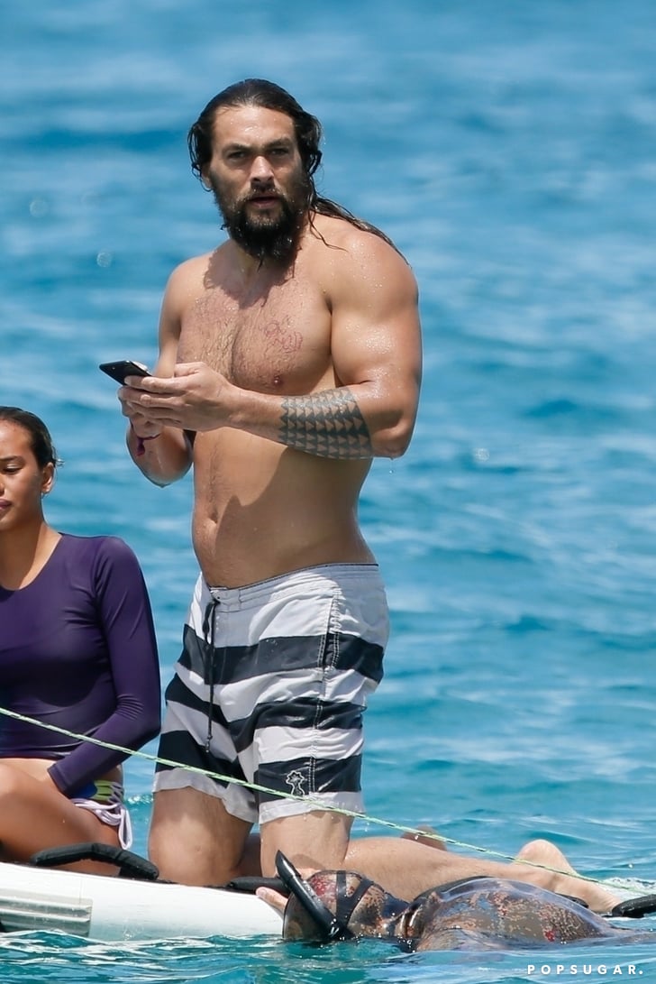 Jason Momoa Shirtless In Hawaii Pictures June POPSUGAR Celebrity