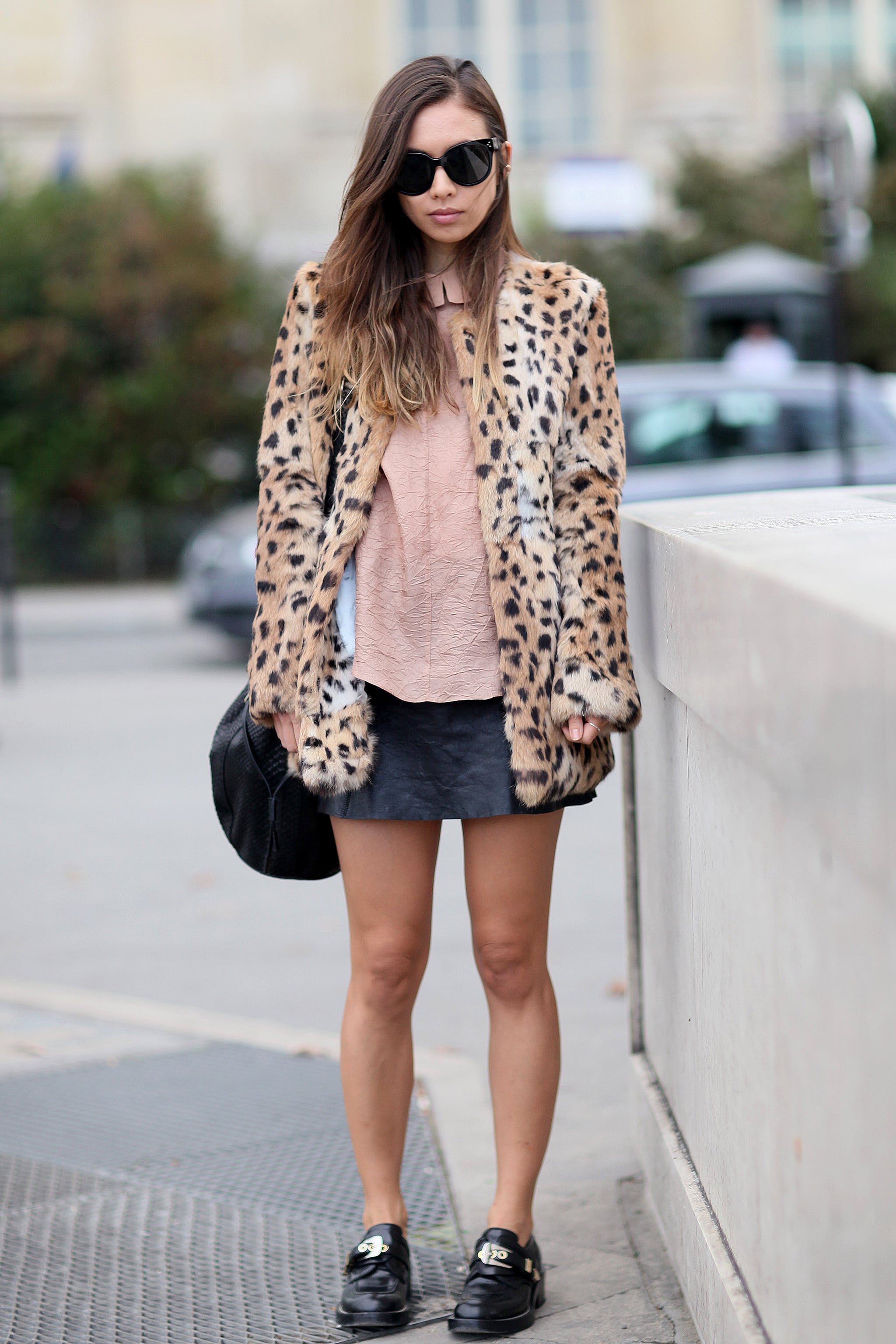 leopard brogues