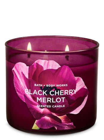 Bath & Body Works Black Cherry Merlot 3-Wick Candle