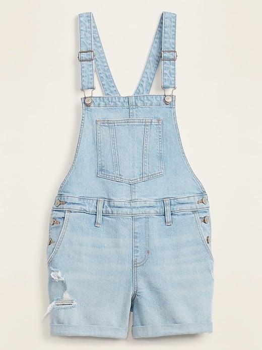 Another trend we're embracing this season? Overalls. These distressed light-wash overalls ($45) are perfect for gardening outside or quick strolls around the neighborhood.
