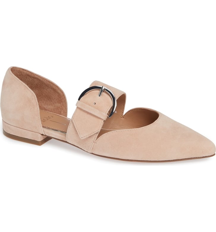 Linea Paolo Dean Pointy Toe Flat Comfortable Flats For Wide Feet