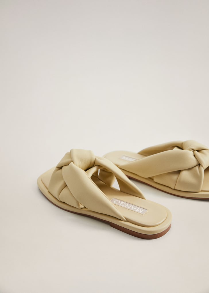 scrunchie sandals mango