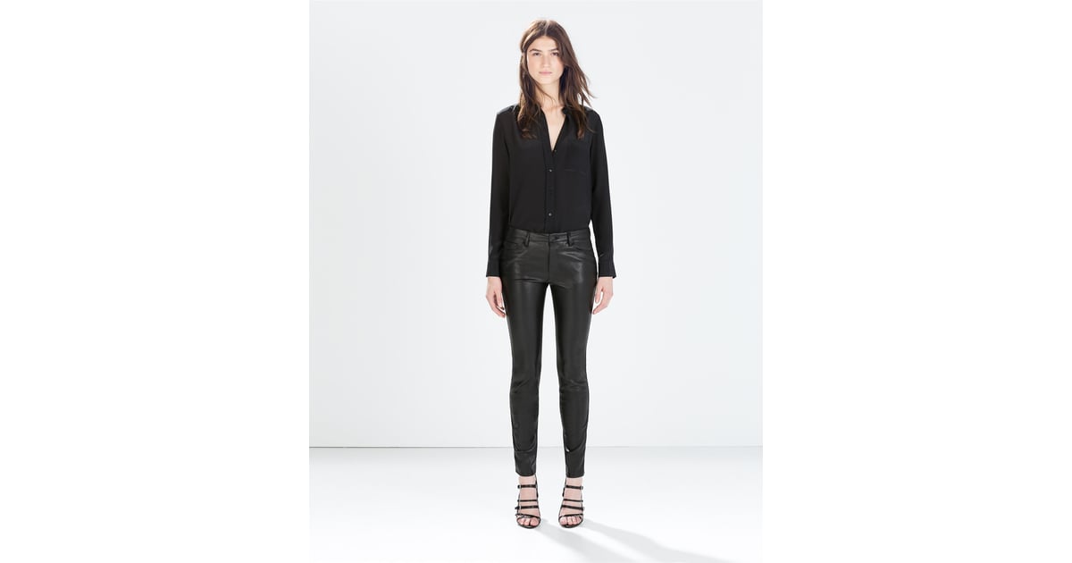 Zara Faux Leather Skinny Jeans | Best Pieces From Zara Oct. 8, 2014 ...