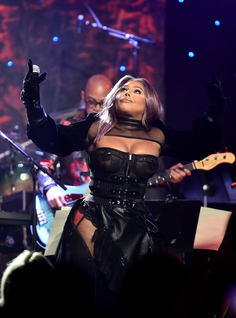 Lil' Kim at Clive Davis's 2020 Pre-Grammy Gala in LA