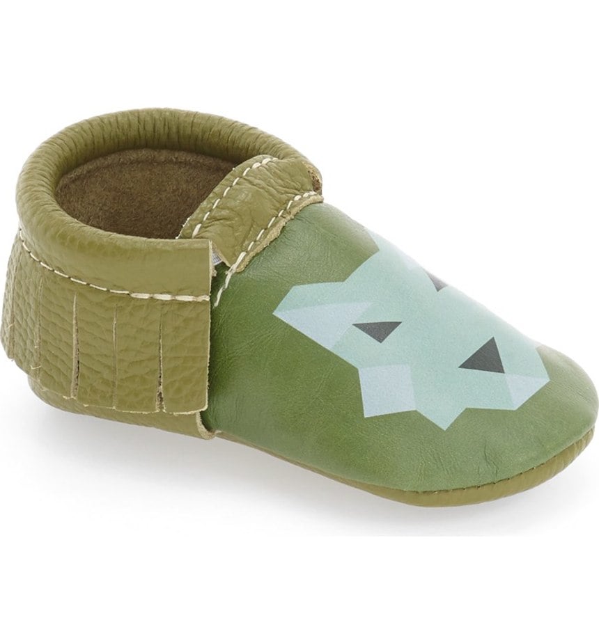 Infant Freshly Picked Wolf Pack Fringe Moccasin