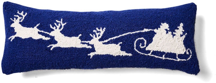 Santa Sleigh Wool Pillow ($35, originally $39)