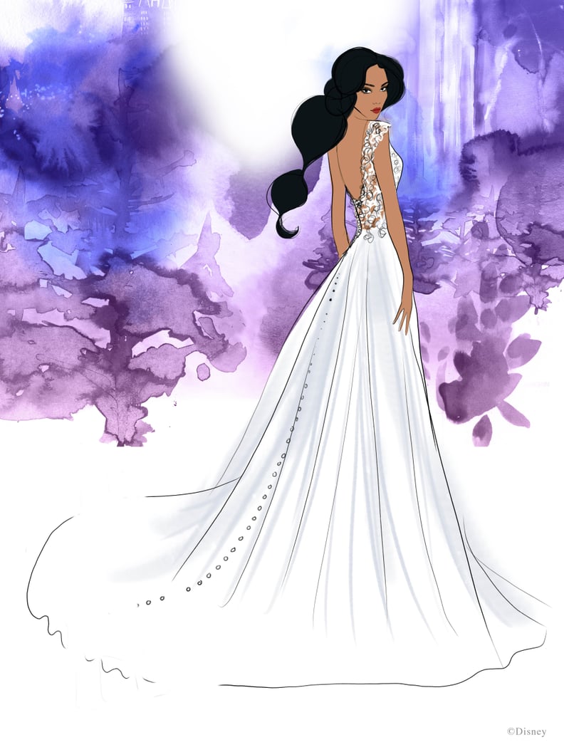 Disney's Jasmine Wedding Dress Design