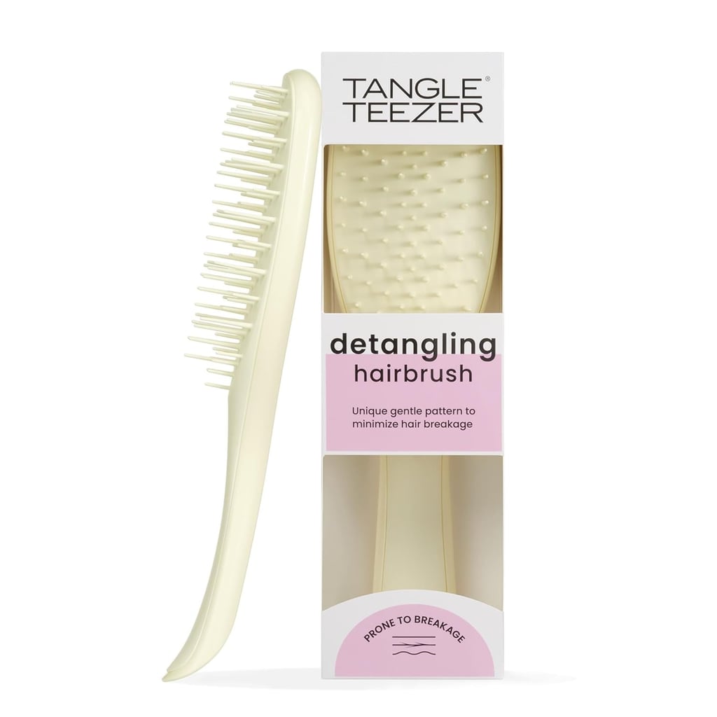 Tangle Teezer Extra Gentle Detangler Hair Brush ($14, originally $17)
Any chance to grab an extra hairbrush is a win for me, and this one's a tried-and-true favorite. It detangles my hair like nothing else and leaves it silky smooth. I'll admit, I don't brush my hair all that often, but with this brush, I actually want to. There's just something about the way my hair looks afterward — it's noticeably better than with any other brush I've used.