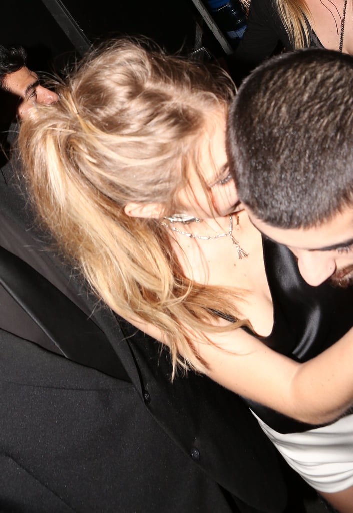 Gigi Hadid and Zayn Malik Leaving Her Birthday Party