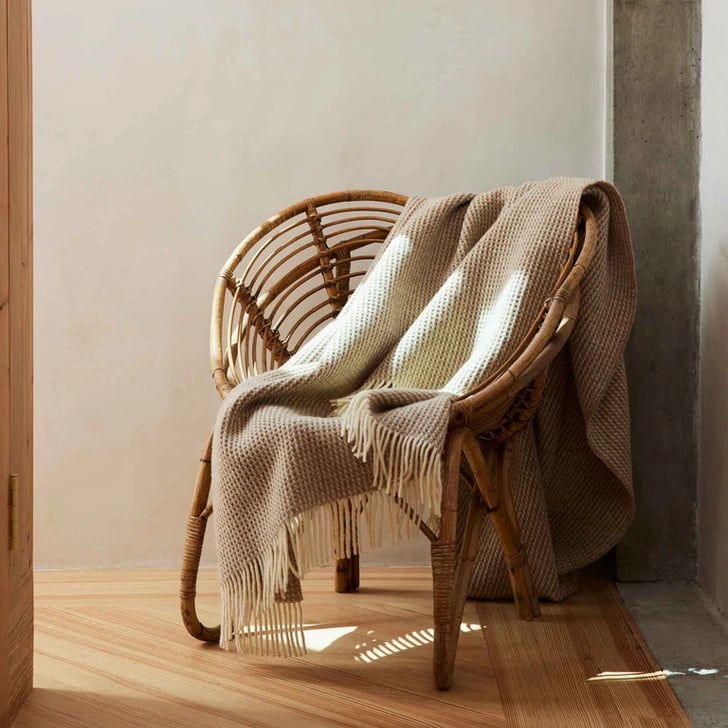 Something Cosy: Brooklinen Honeycomb Wool Throw Blanket | Best Home