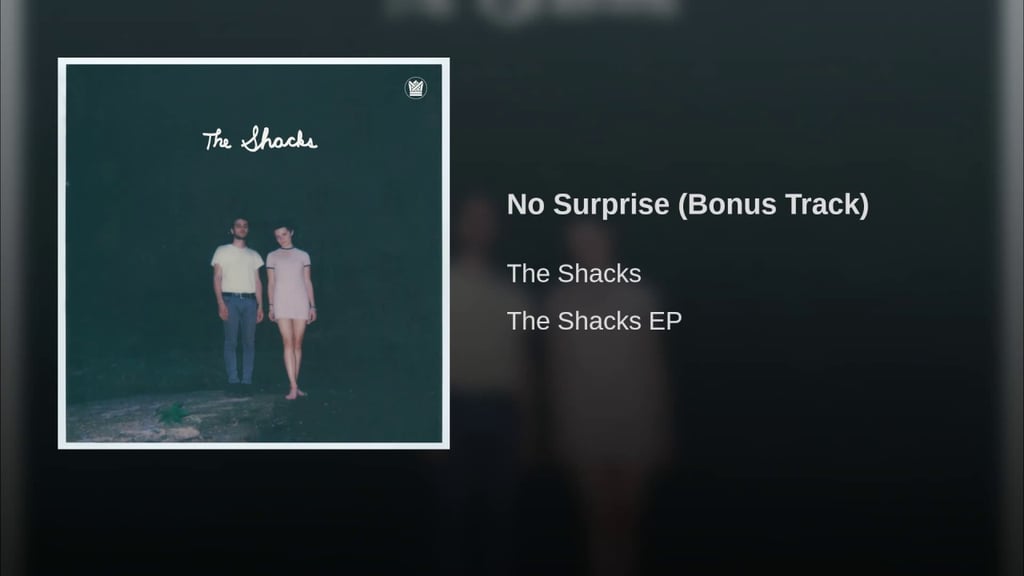 "No Surprise (Bonus Track)" by The Shacks