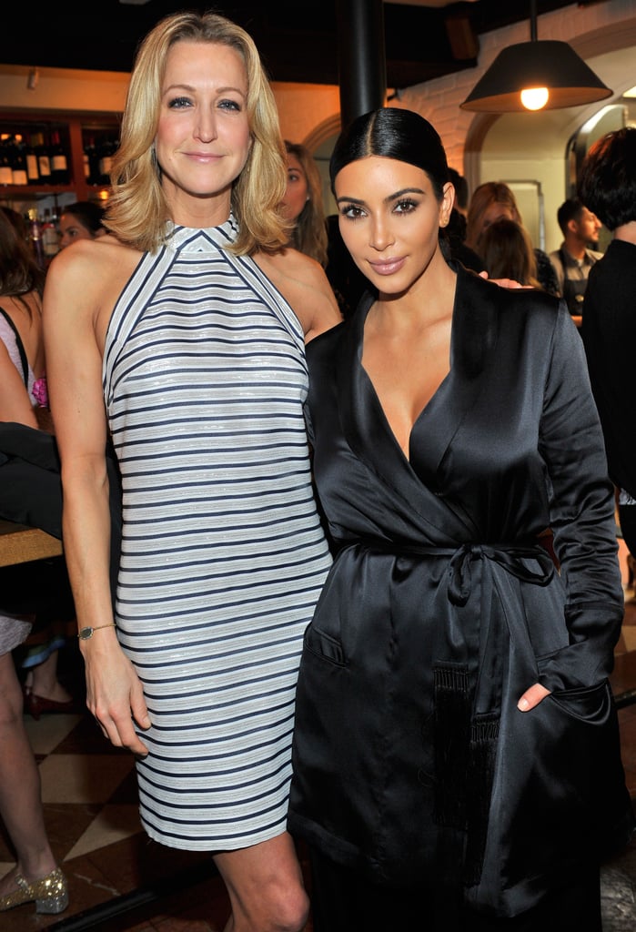 Kim linked up with Good Morning America's Lara Spencer.