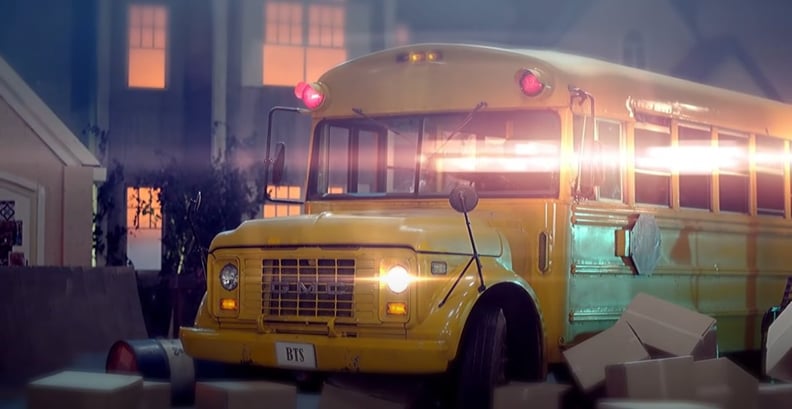 BTS的“尚未”音乐视频复活节彩蛋:校车
