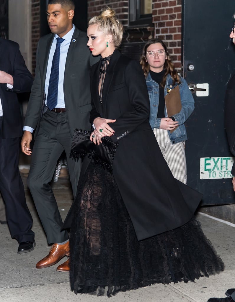 Jennifer Lawrence Dior Dress Red Sparrow New York Premiere