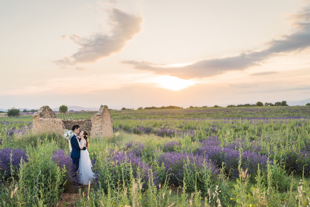 Engagement Shoot in Lavender Fields of Provence, France