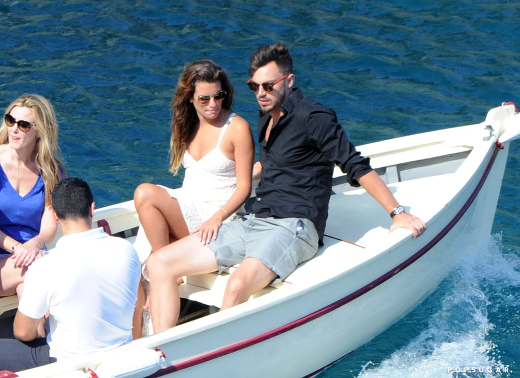 Lea Michele Kisses Matthew Paetz in Italy | Pictures