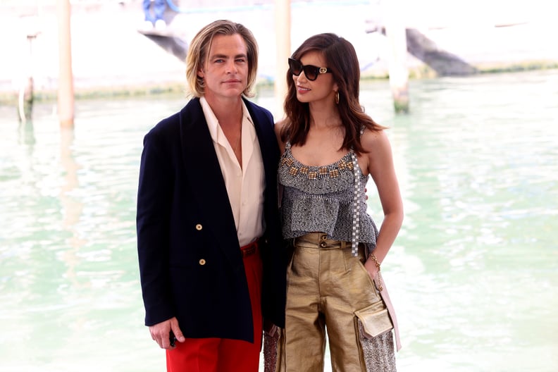 Chris Pine and Gemma Chan at the 2022 Venice Film Festival