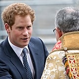 Prince Harry celebrated the life of Nelson Mandela at the National Service of Thanksgiving.