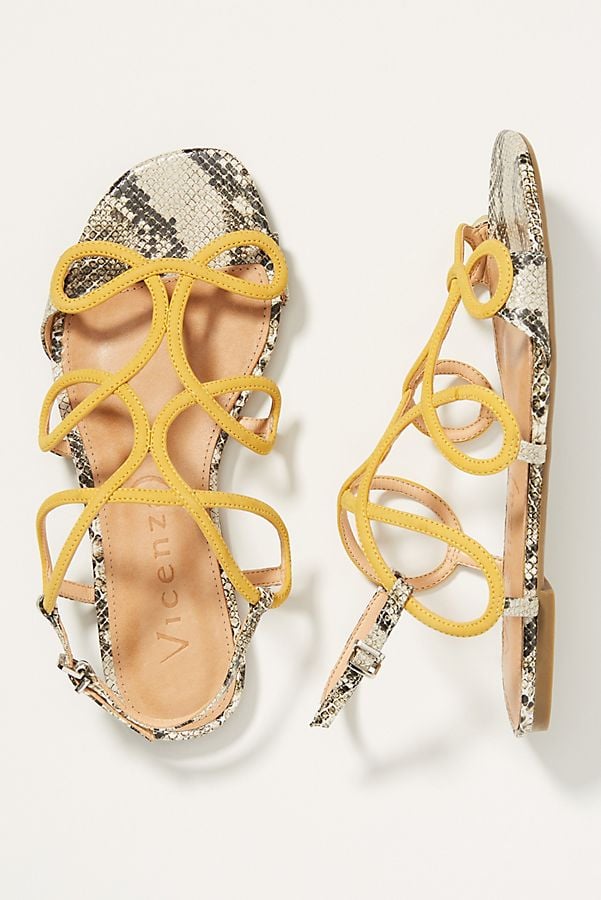 Vicenza Serena Beaded Slingback Sandals