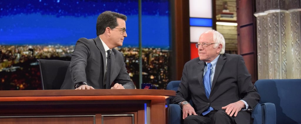 Bernie Sanders Talks With Stephen Colbert After the Election