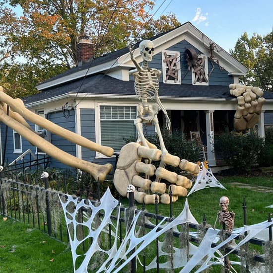 This Man's Larger-Than-Life Skeleton Display Is Going Viral